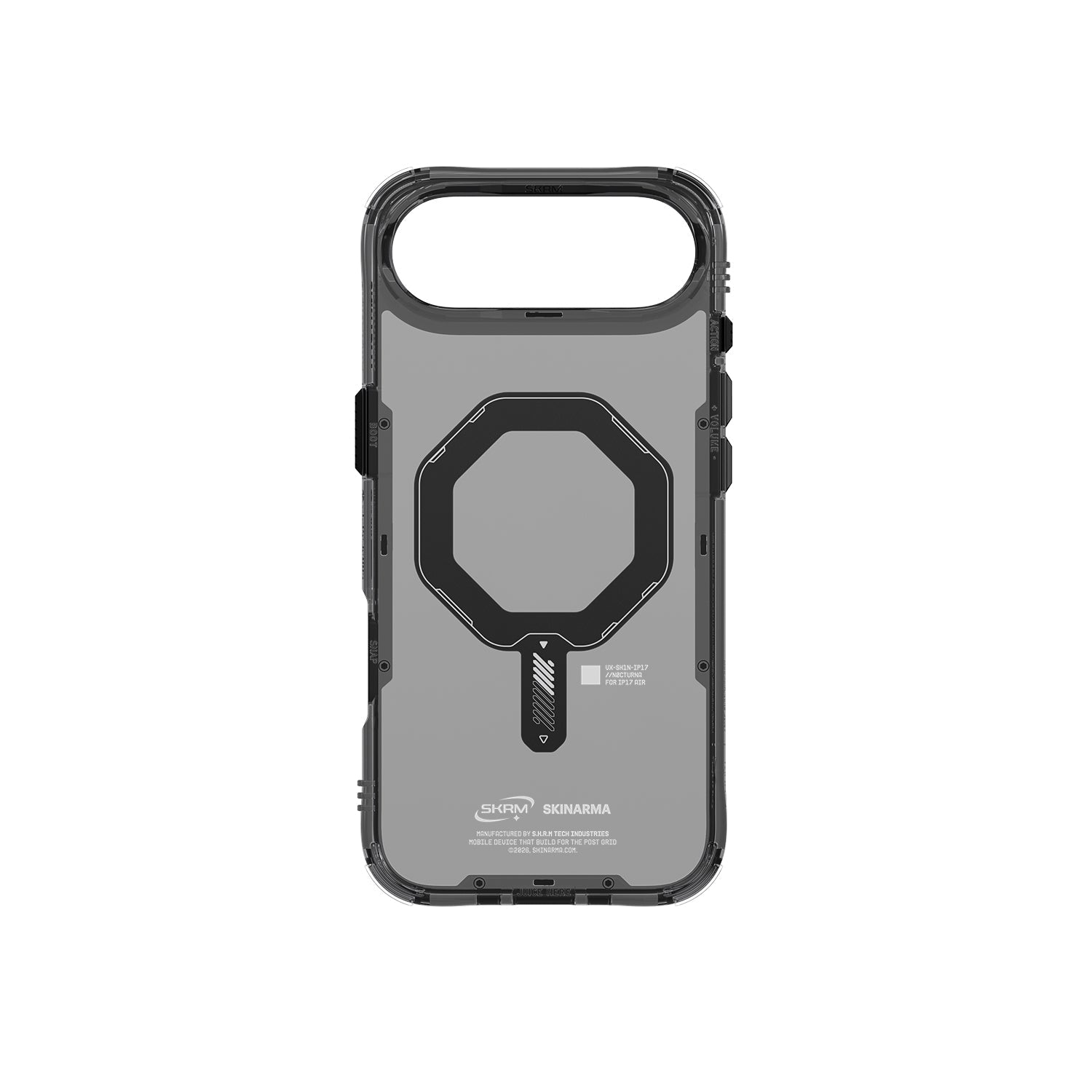 SkinArma Saido MagSafe Case for iPhone Air | Black SkinArma Saido MagSafe Case for iPhone Air | Black